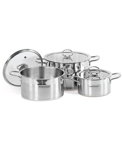 Bộ nồi inox 5 đáy SUNHOUSE