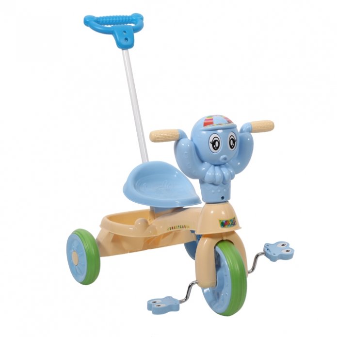 Xe 3 bánh có nhạc có tay đẩy